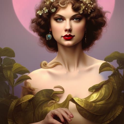 Venus Portrait in Tom Bagshaw Style