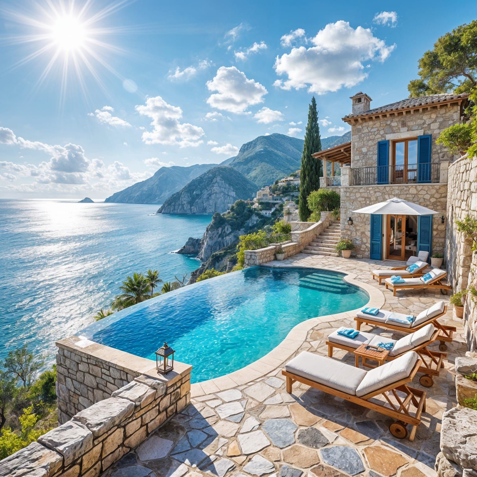 Stunning Mediterranean Villa Overlooking the Sea