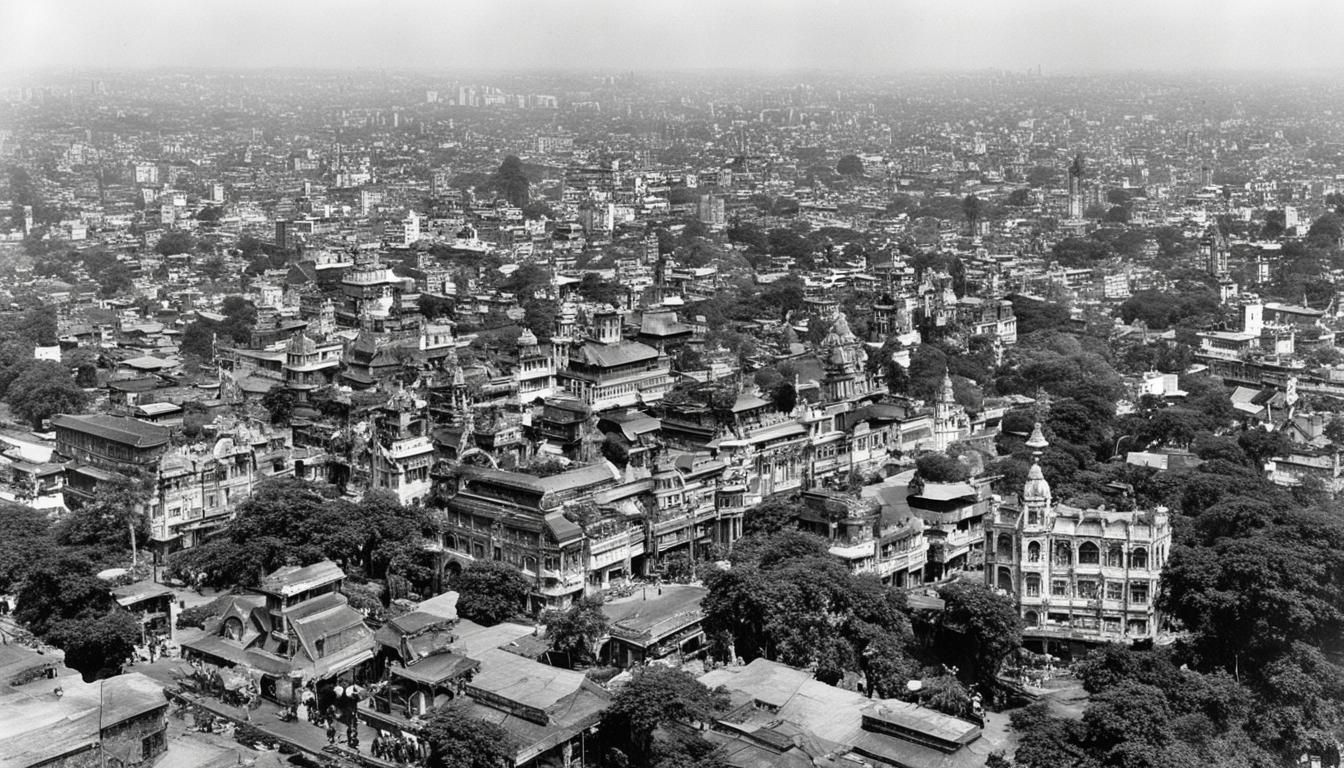 Mumbai Street Scene, Circa 1880