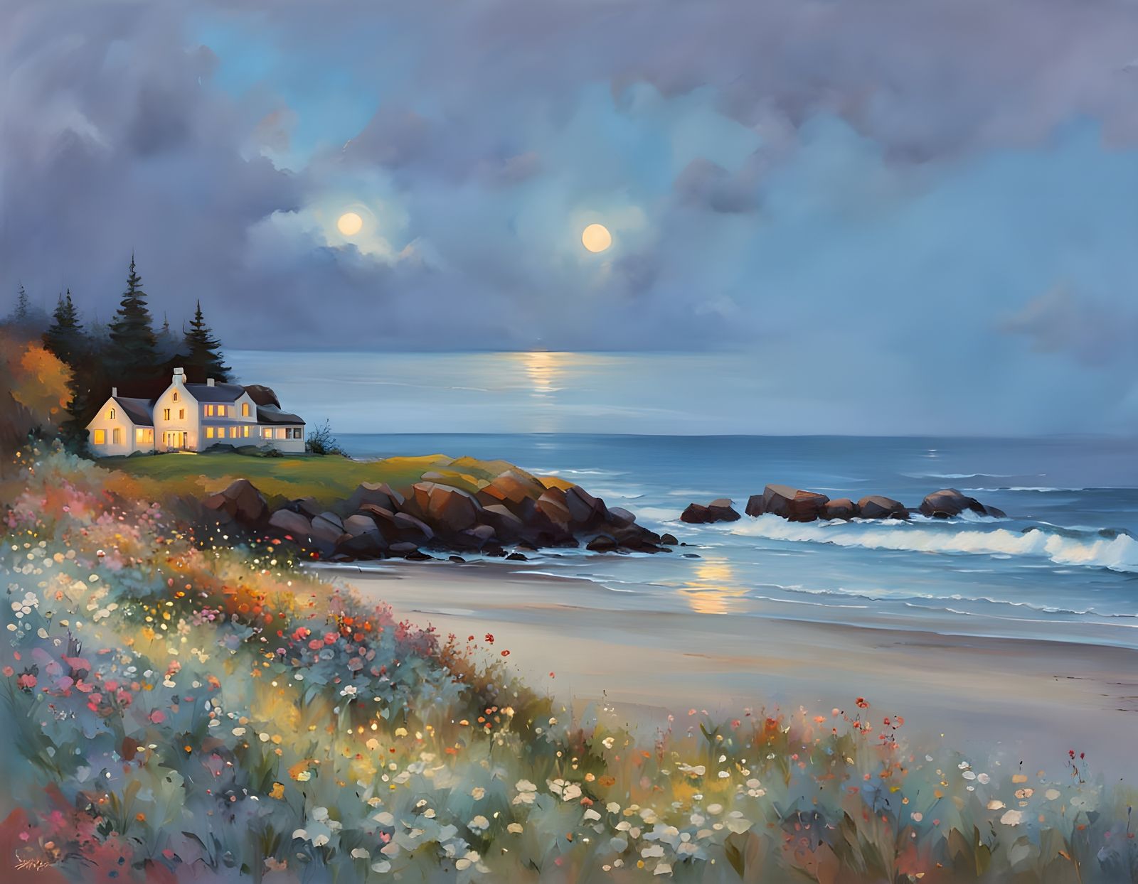 Whimsical Morning on the Massachusetts Coast