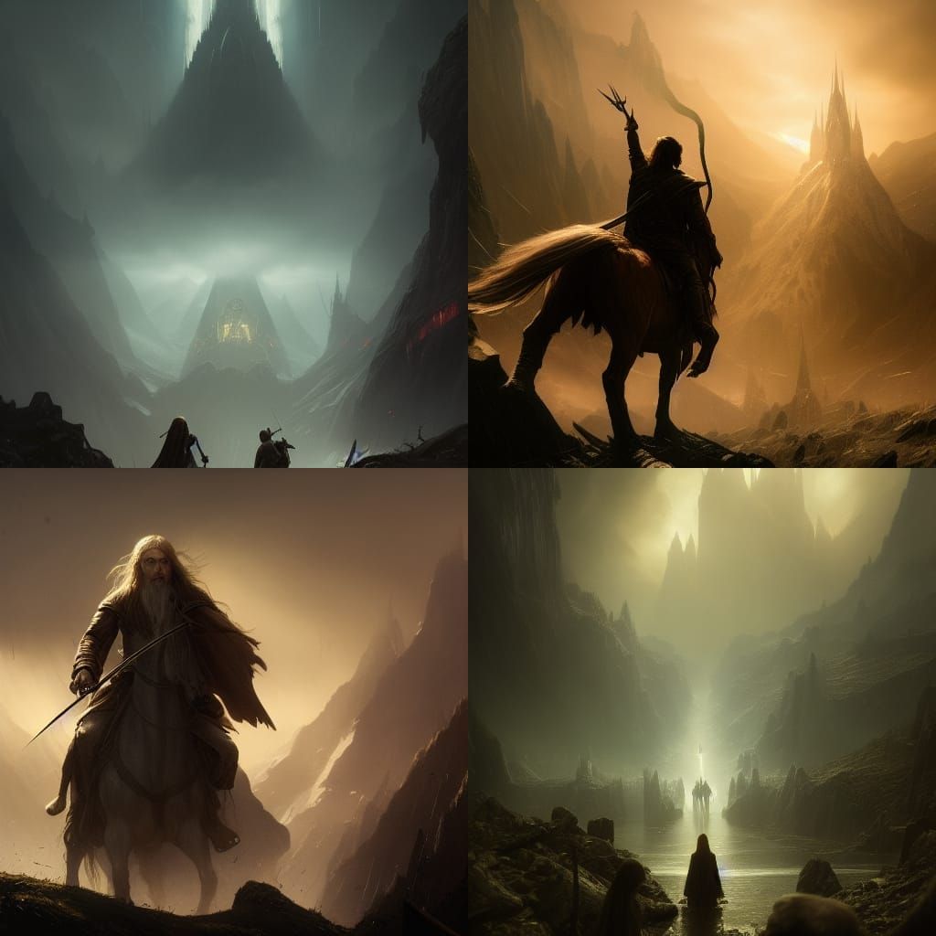 Lord of the Rings: Dark Fantasy Concept Art