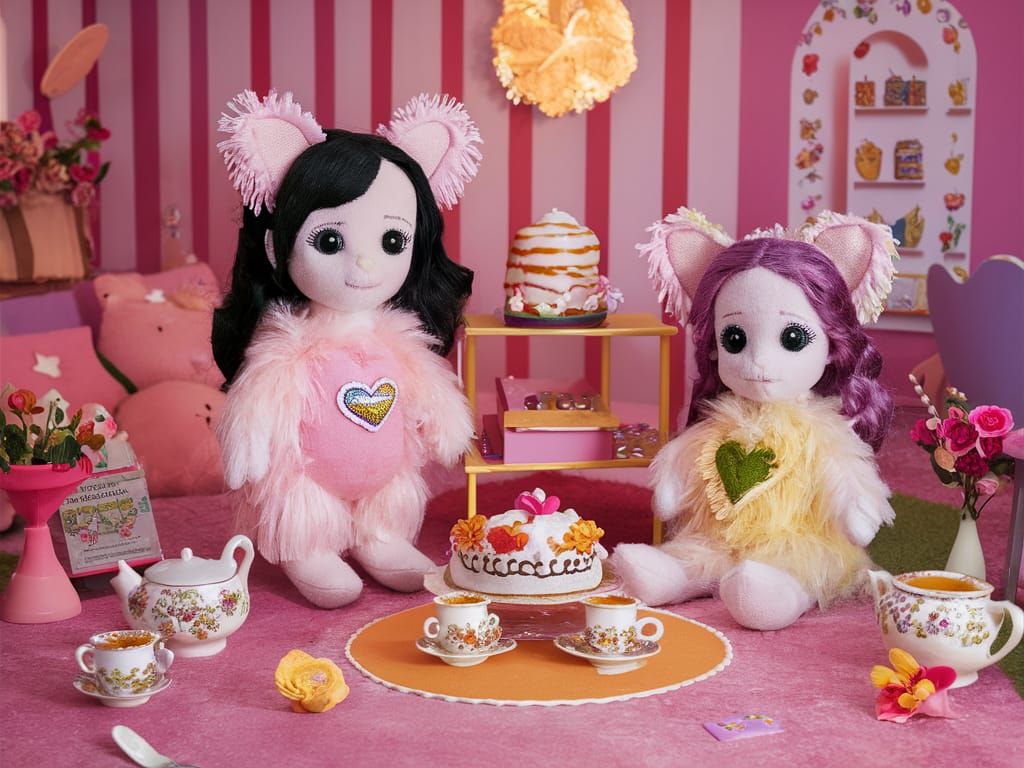 Heartificial Plushies Kerfluffle Couture Heartfelted Playroom Teatime