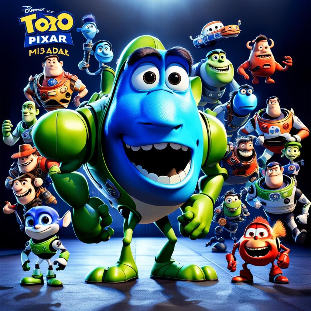 Animated Characters in 3D Digital Art Style