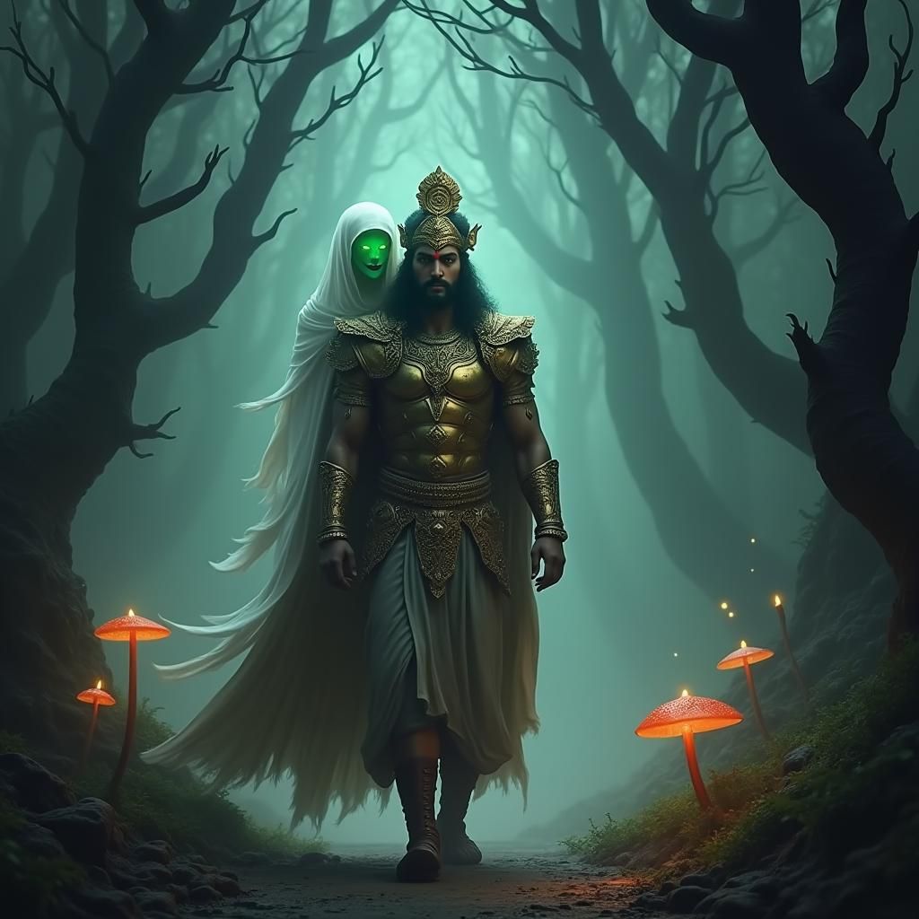 Vikramaditya and Betal in Mystical Forest