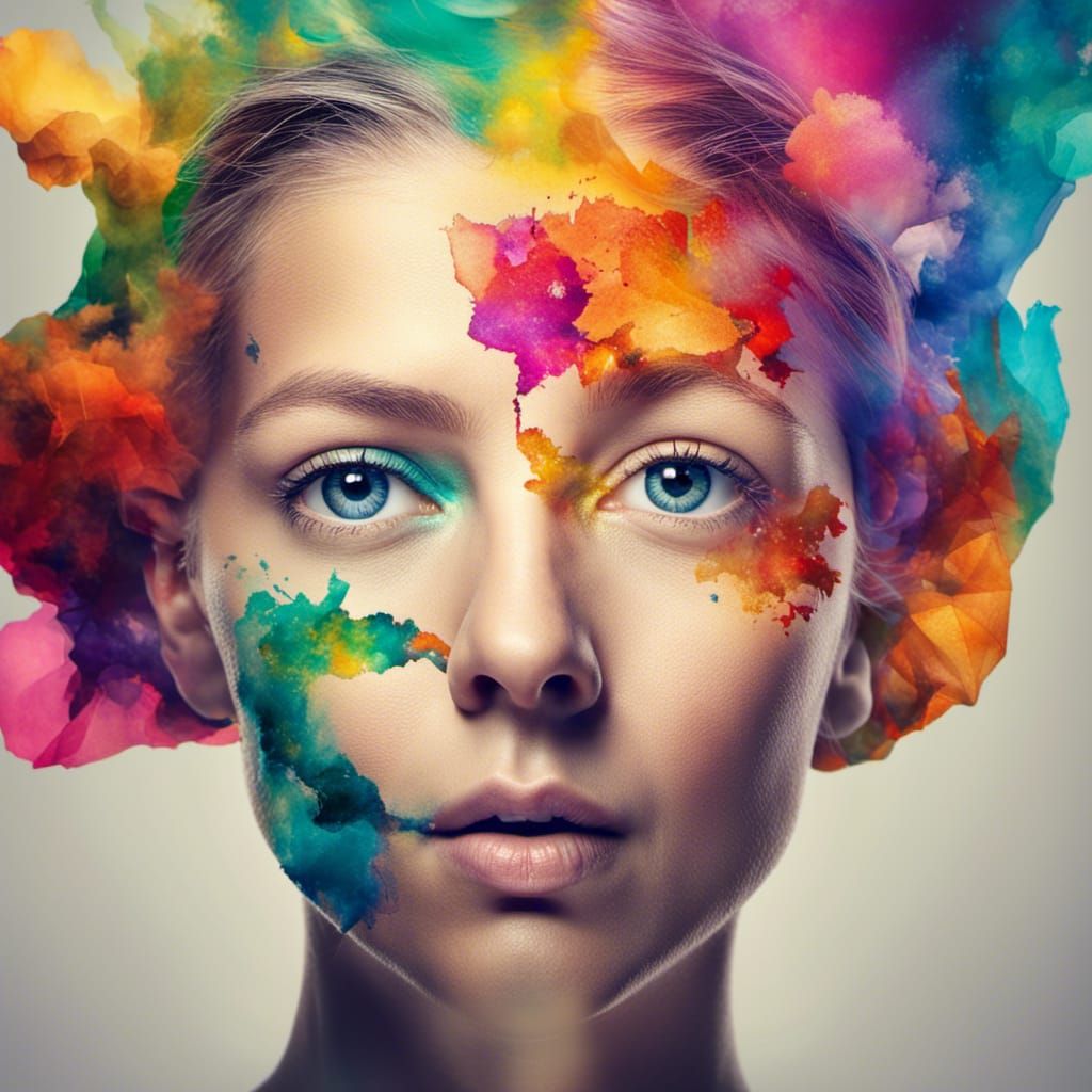 AI's Inner Beauty: A Colorful Artistic Interpretation