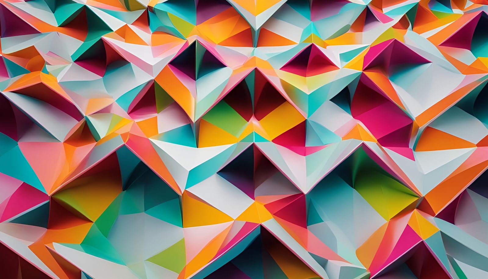 Geometric Illusion in Striking Futuristic Design