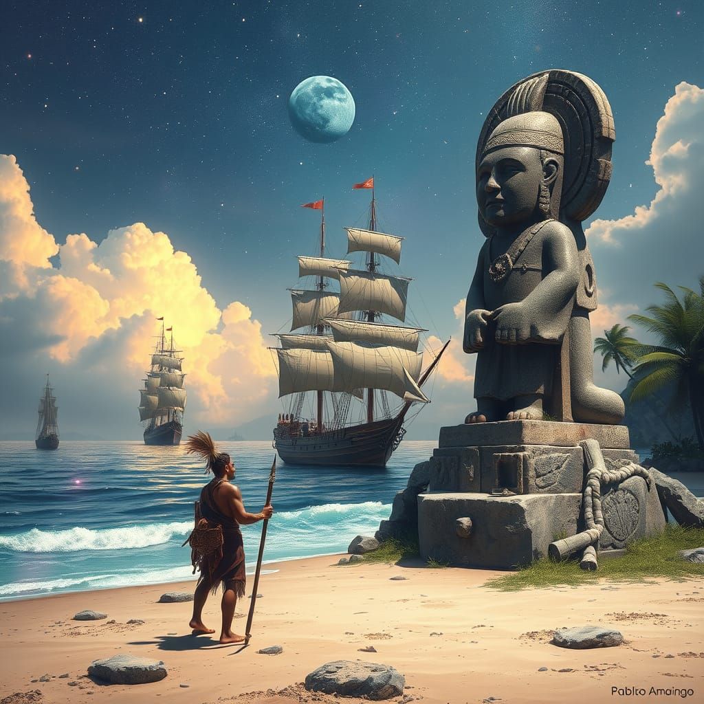 Ancient Mariners Encounter a Cosmic Island