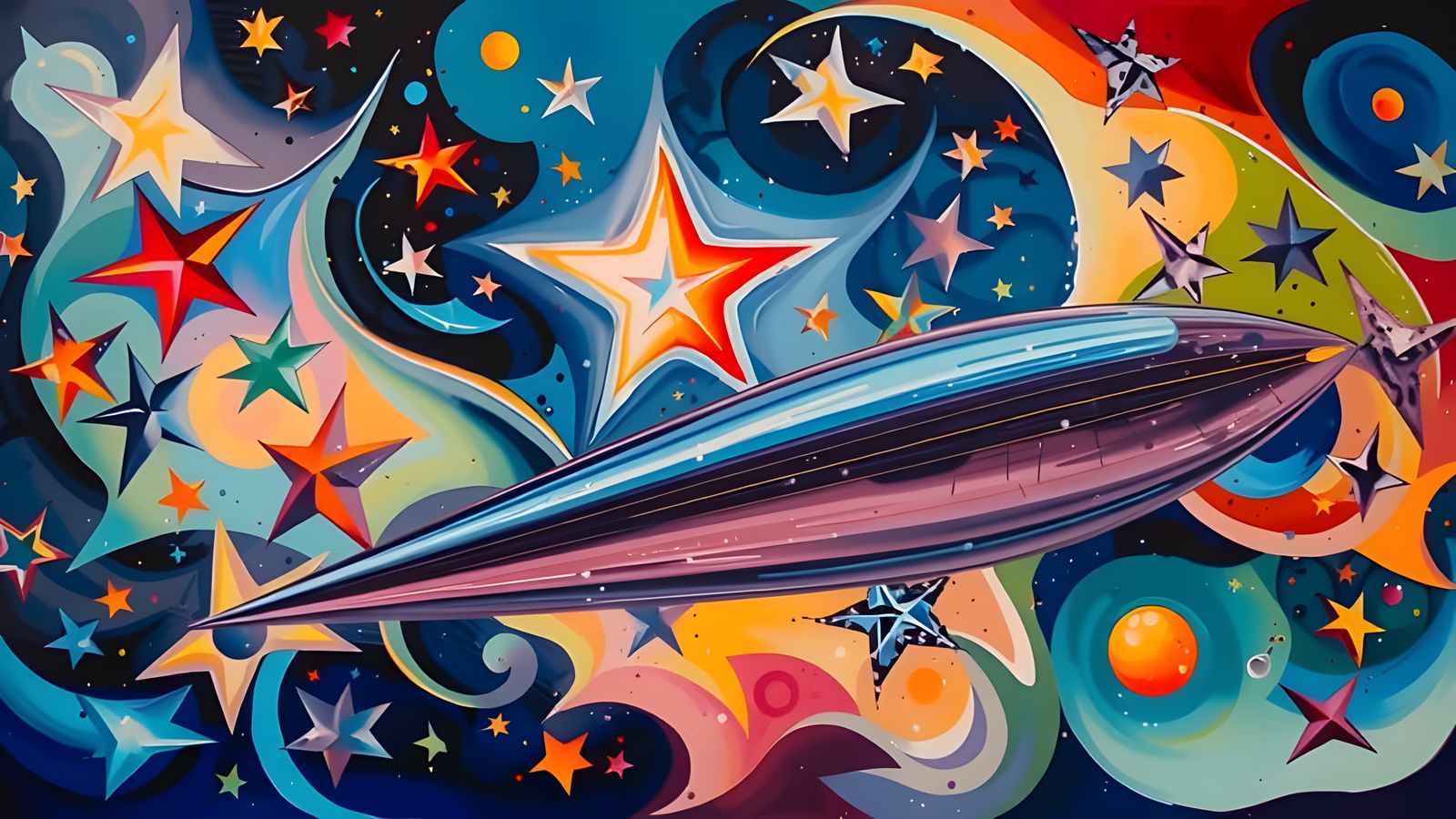 Resplendent Metal Cylinder in Cosmic Maelstrom