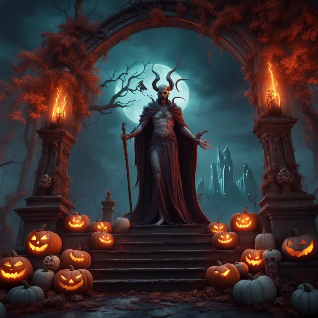 Hades, God of the Dead, in Graveyard Art