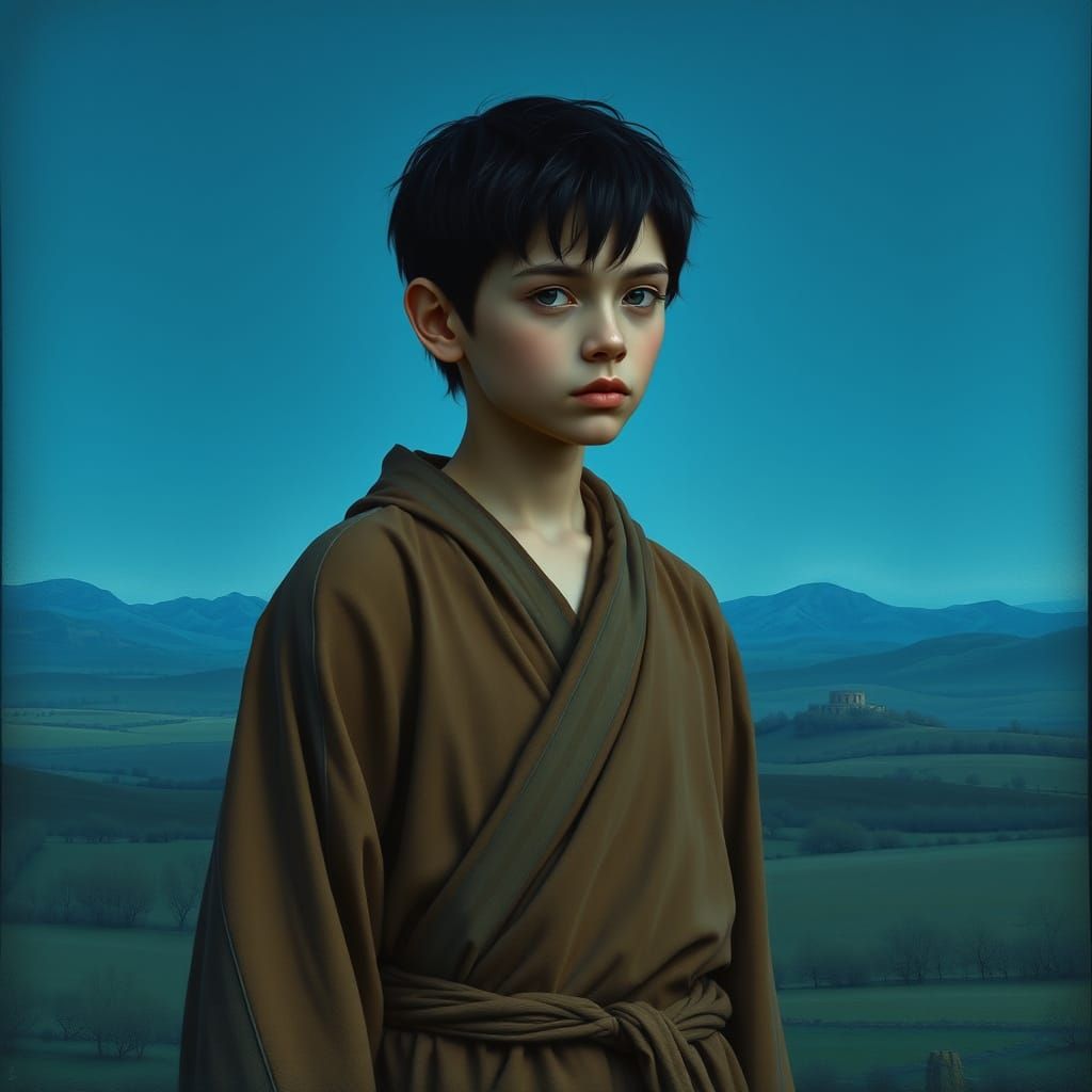 Ethereal Youth in Cosmic Landscape