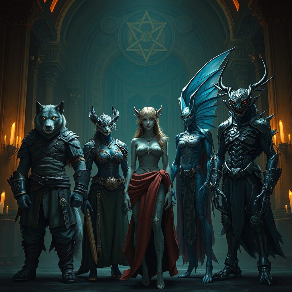 Gothic Children of the Cerebrus Cast Unite in Elegant, Dark...