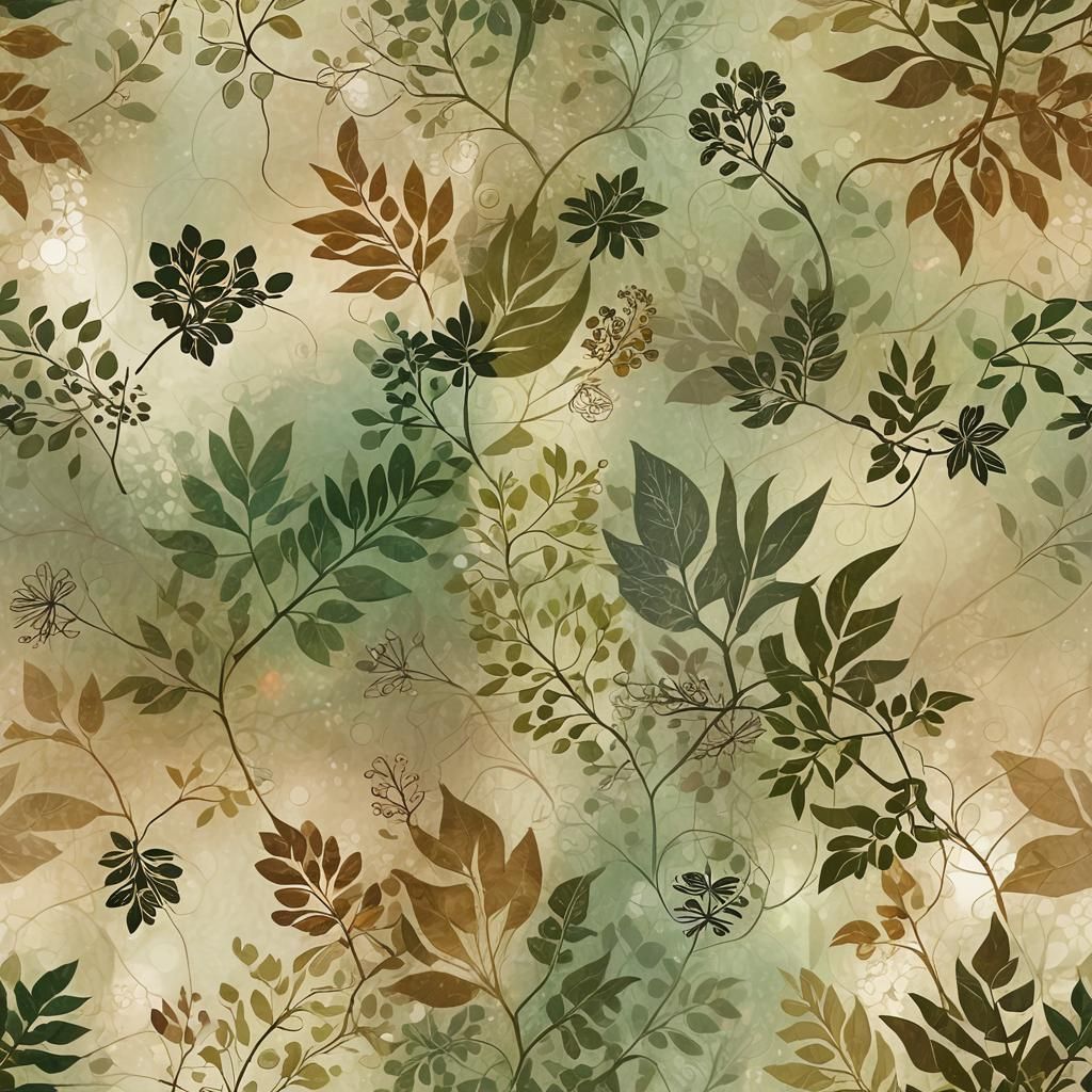 Nature-Inspired Abstract Art with Earthy Tones