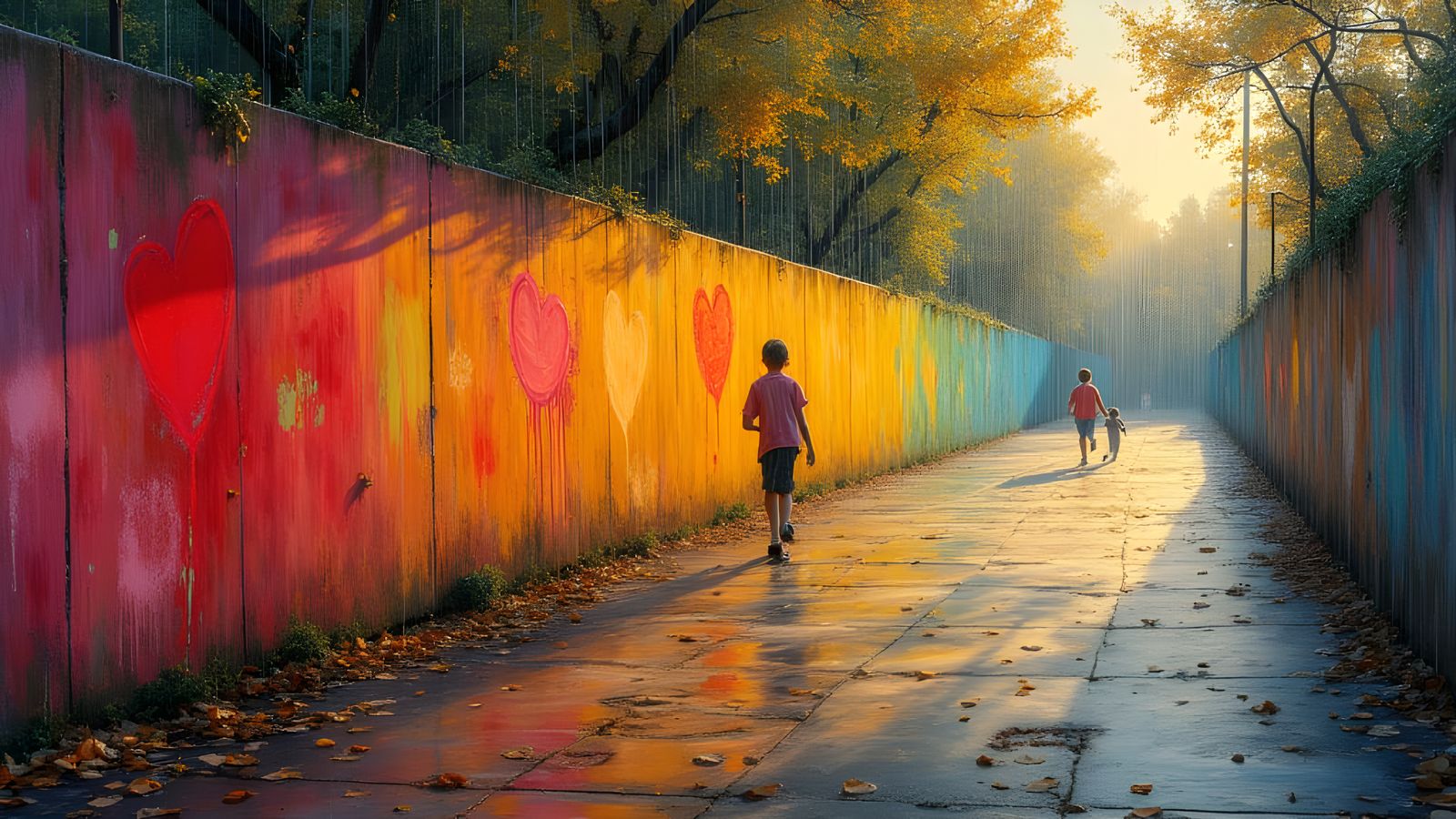 Whispers of Forgotten Memories in Neo-Expressionist Style