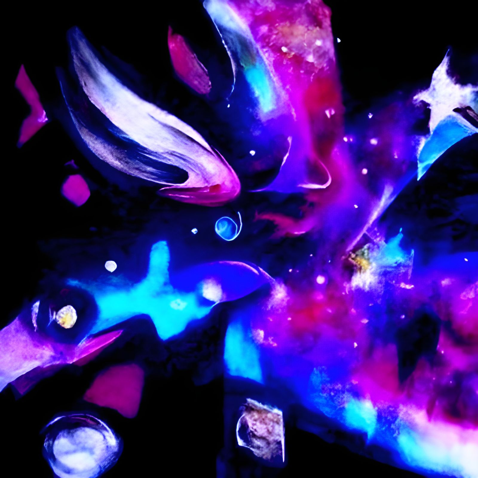 YouTube Logo in Astral Cosmic Style
