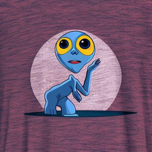 Stylized Image of E.T.