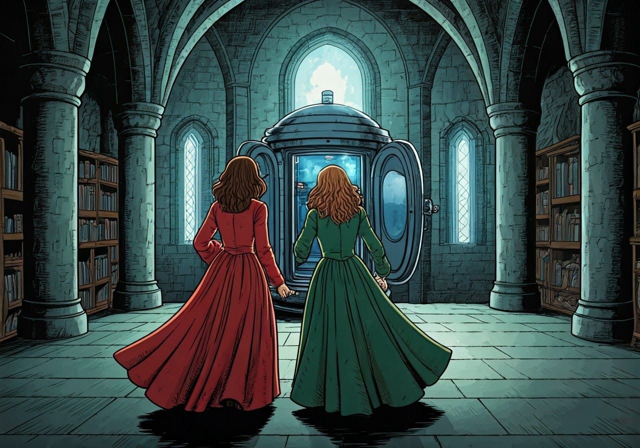 Medieval Heroines Rush to Time Travel Capsule