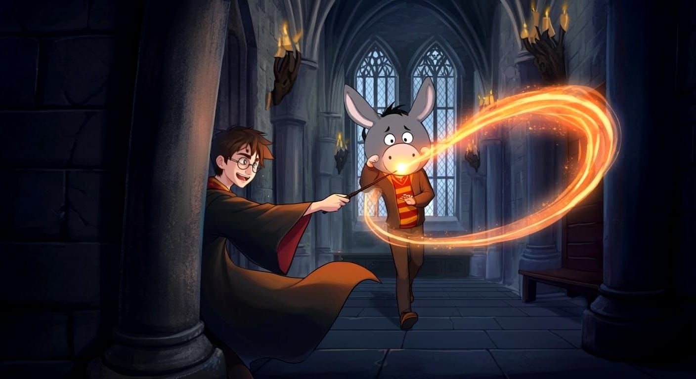 Magic Pranks Unleashed in Hogwarts Hallways