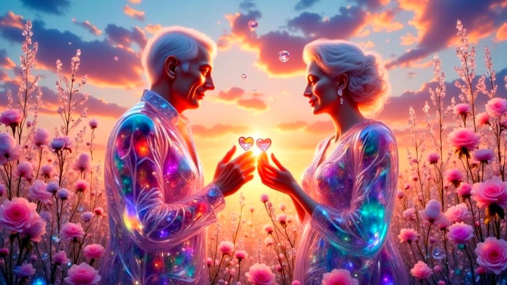 Timeless Love in Radiant Crystal