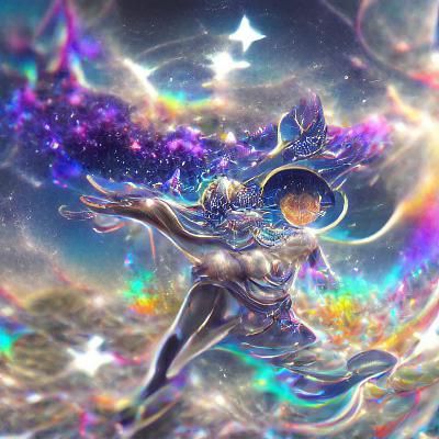 Holographic Astral Cosmic Soul by Pablo Amaringo