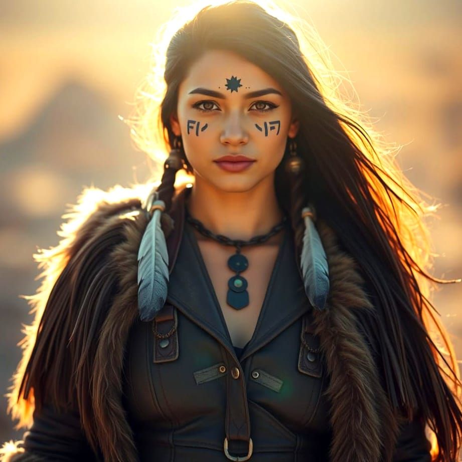 Portrait Evoking Vuvalini Clan Identity