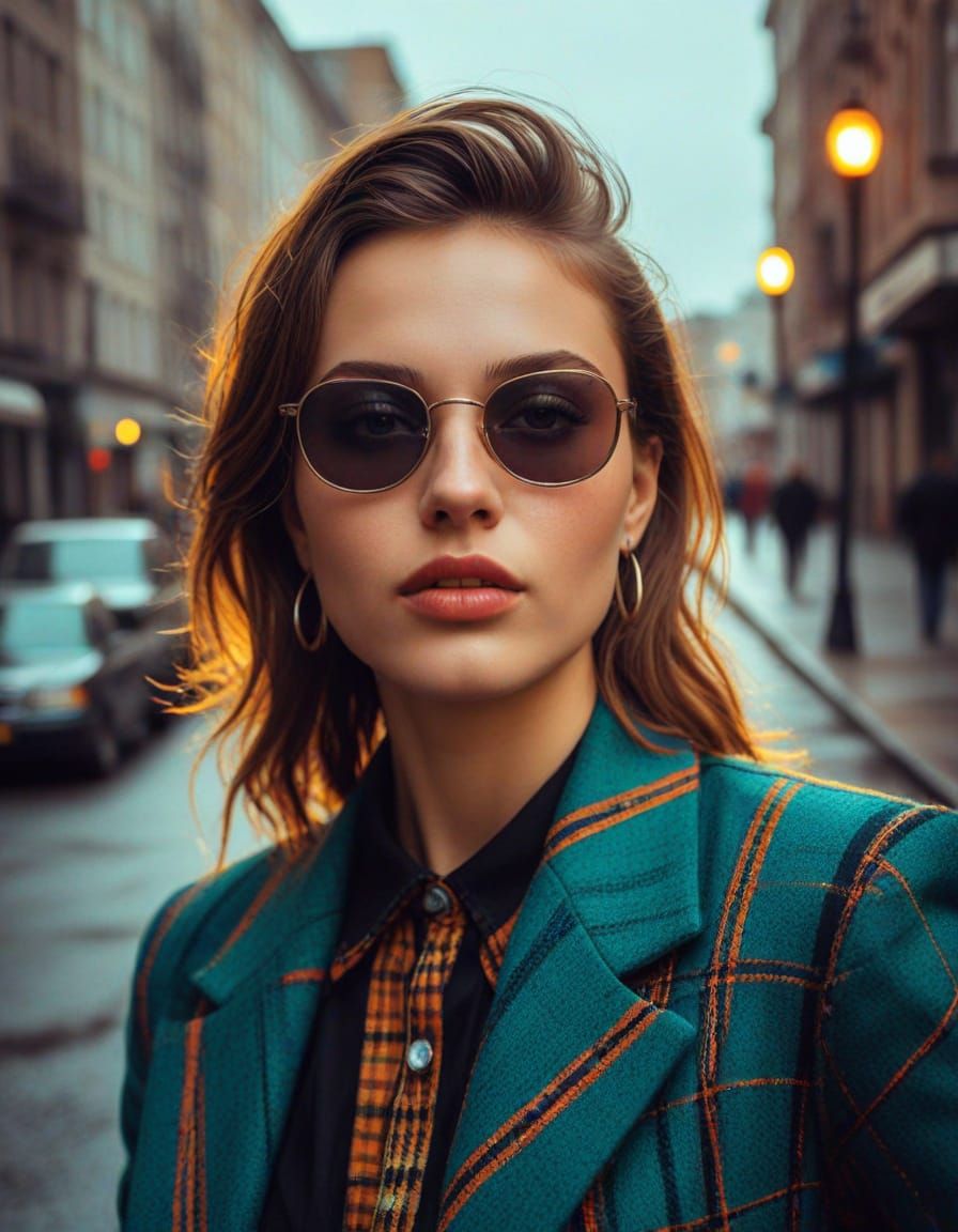 Energetic Zoot Suit Dancer in Street Art Style