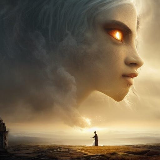 Joyous Reunion of Two Souls: Digital Matte Painting