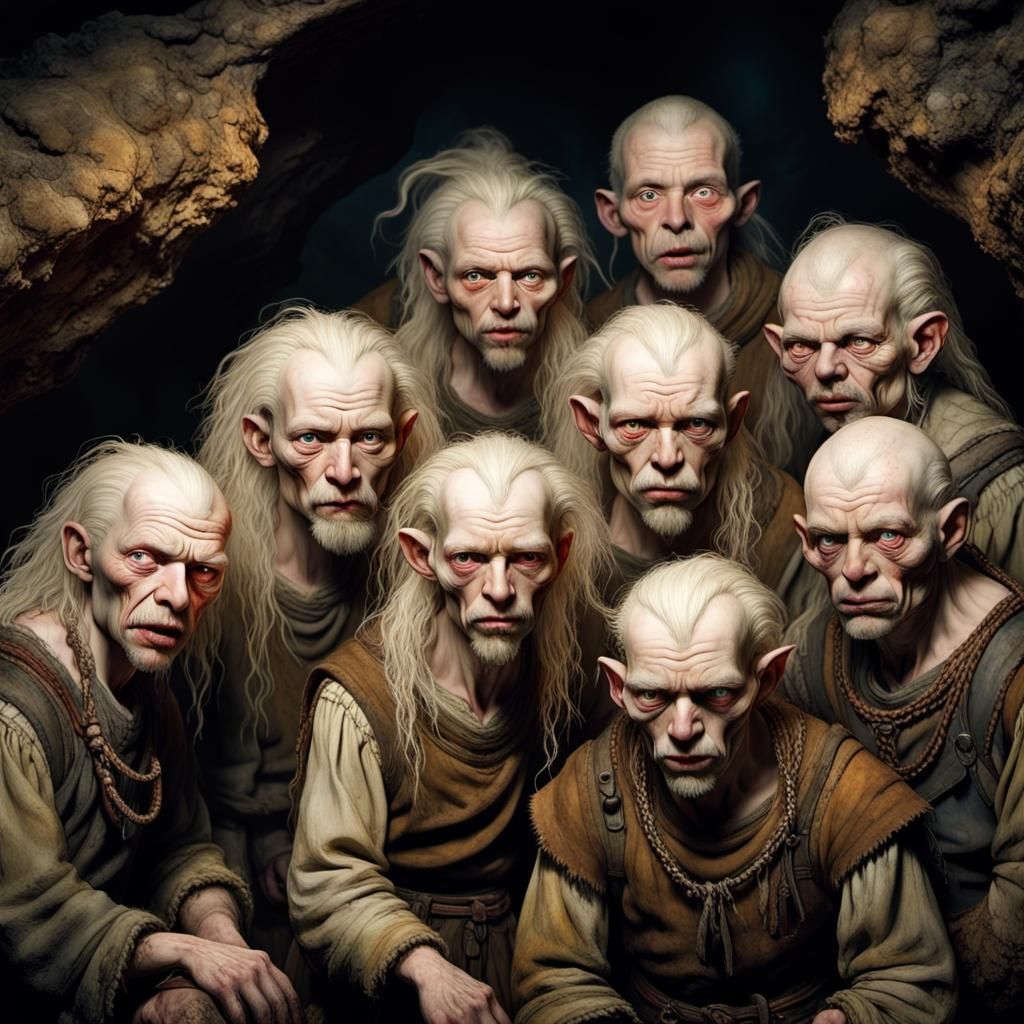 The infamous 16th century Sawney Bean clan of inbred, deform...