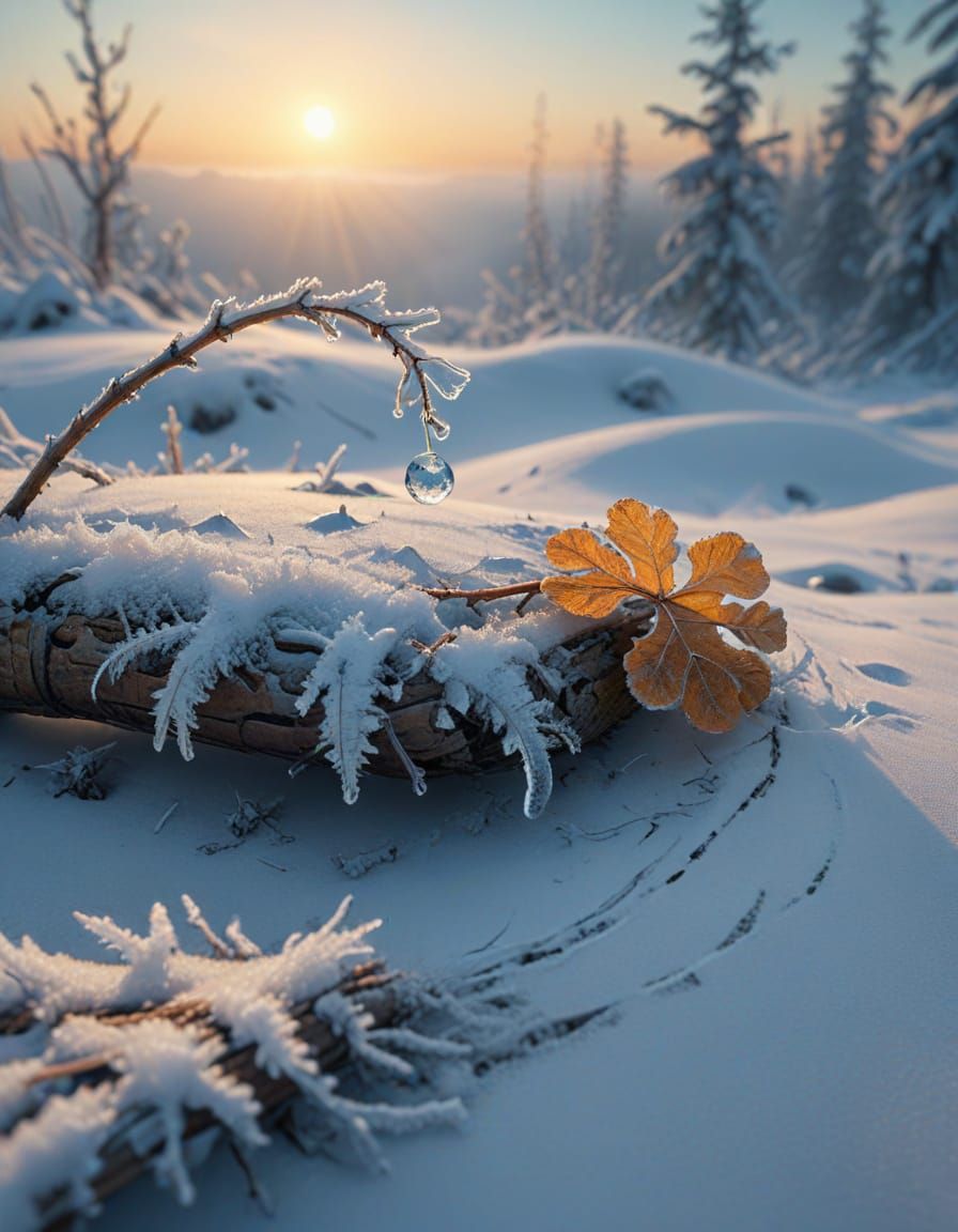 Frosted Bend in Cinematic Fog