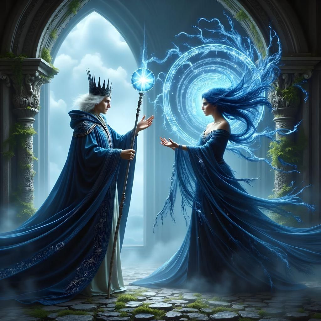 Merlin vs Morgana Le Fey: Epic Wizard Battle