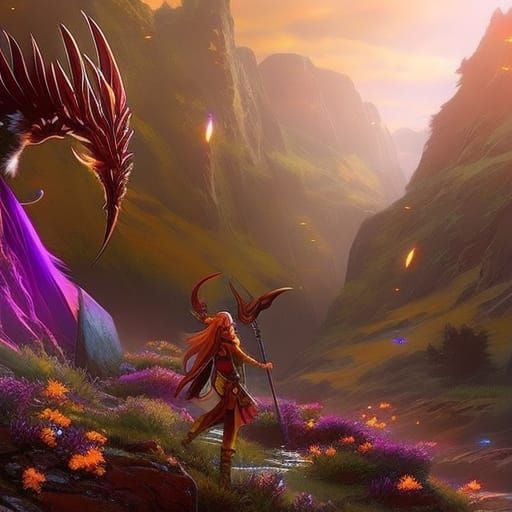 Elves in Hobbiton: Hyperrealistic Concept Art