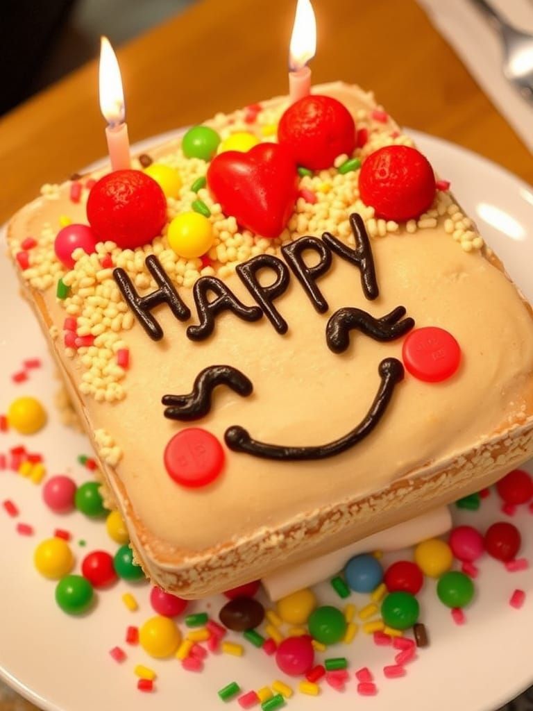 Vibrant Candy-Themed Artwork