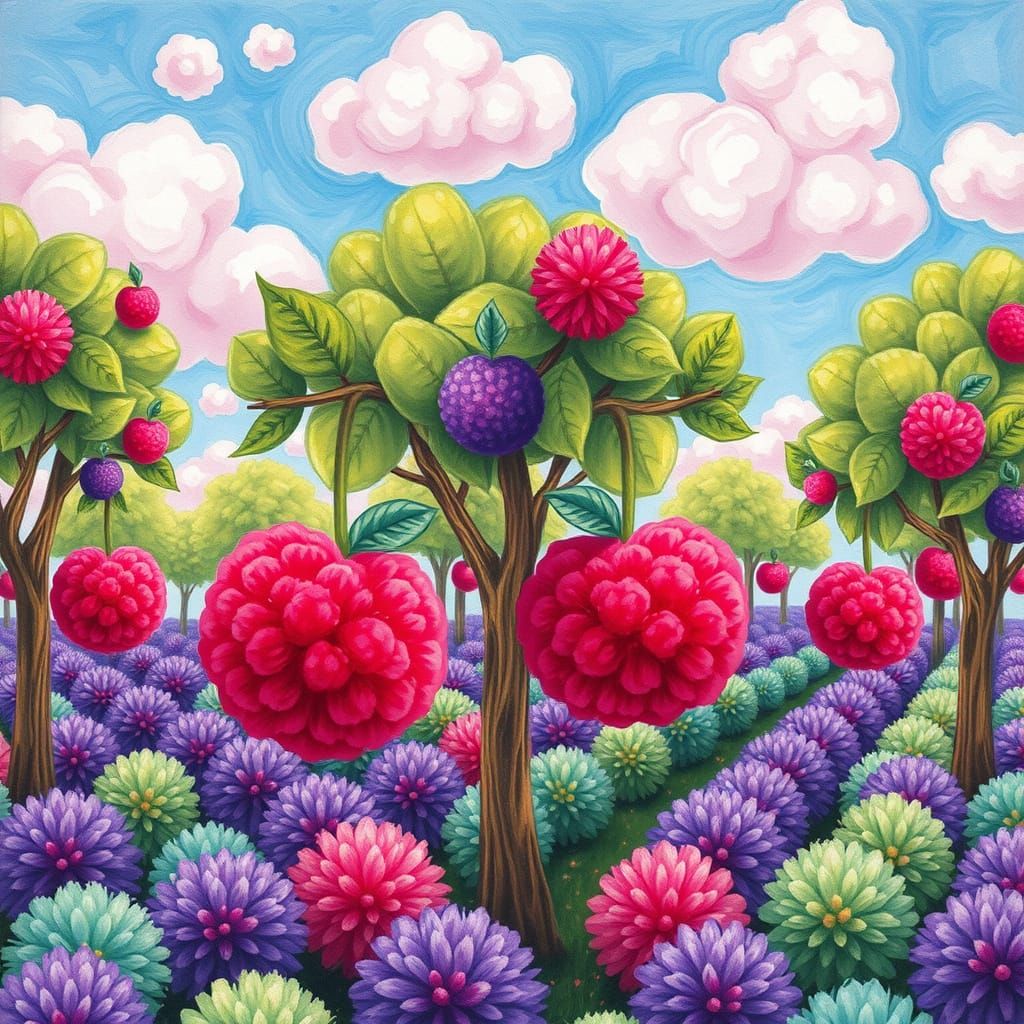 Pom Pom Garden in Candyland Landscape