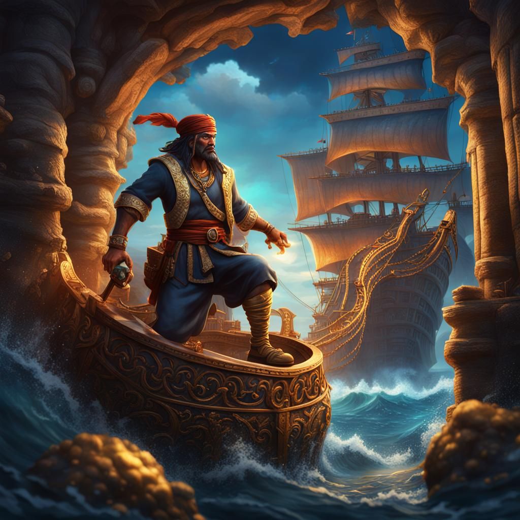 Sindbad Legend of Seven Seas: Detailed Matte Painting