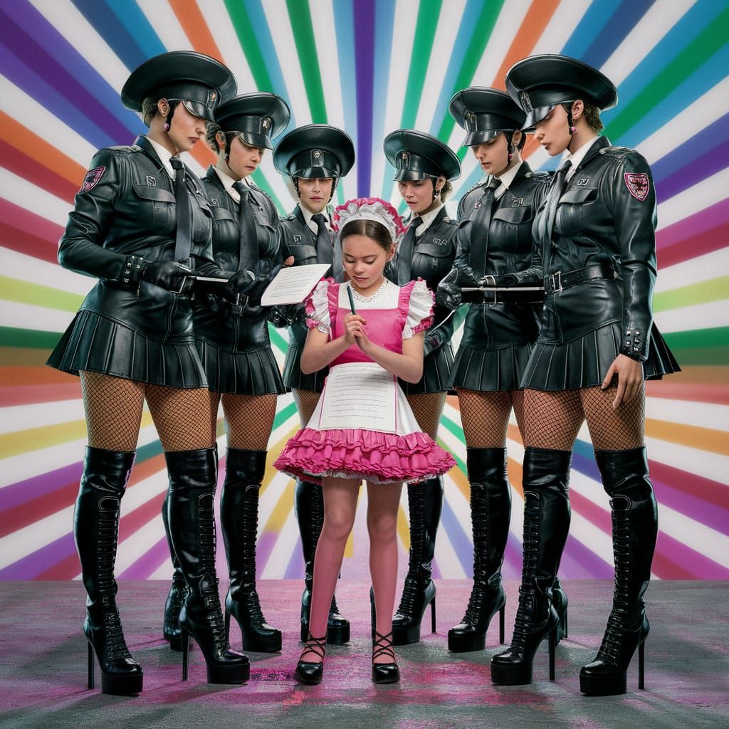 Sadistic Female Prison Guards: Concept Art Illustration