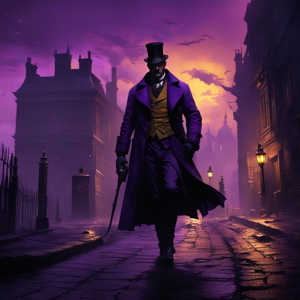 Hyperdetailed Dark Fantasy Jack the Ripper Concept Art