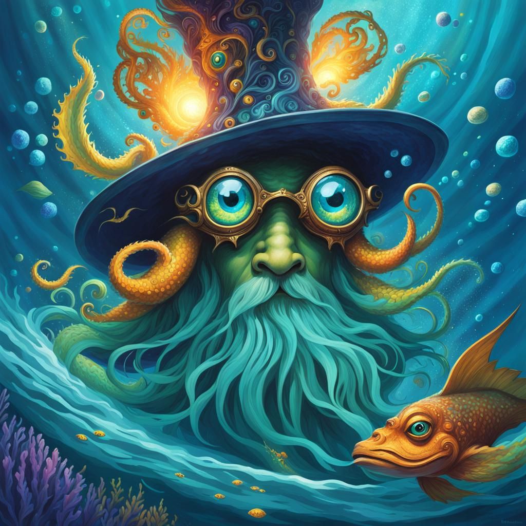 Underwater Sorcerer Conjures a Kraken Awakening