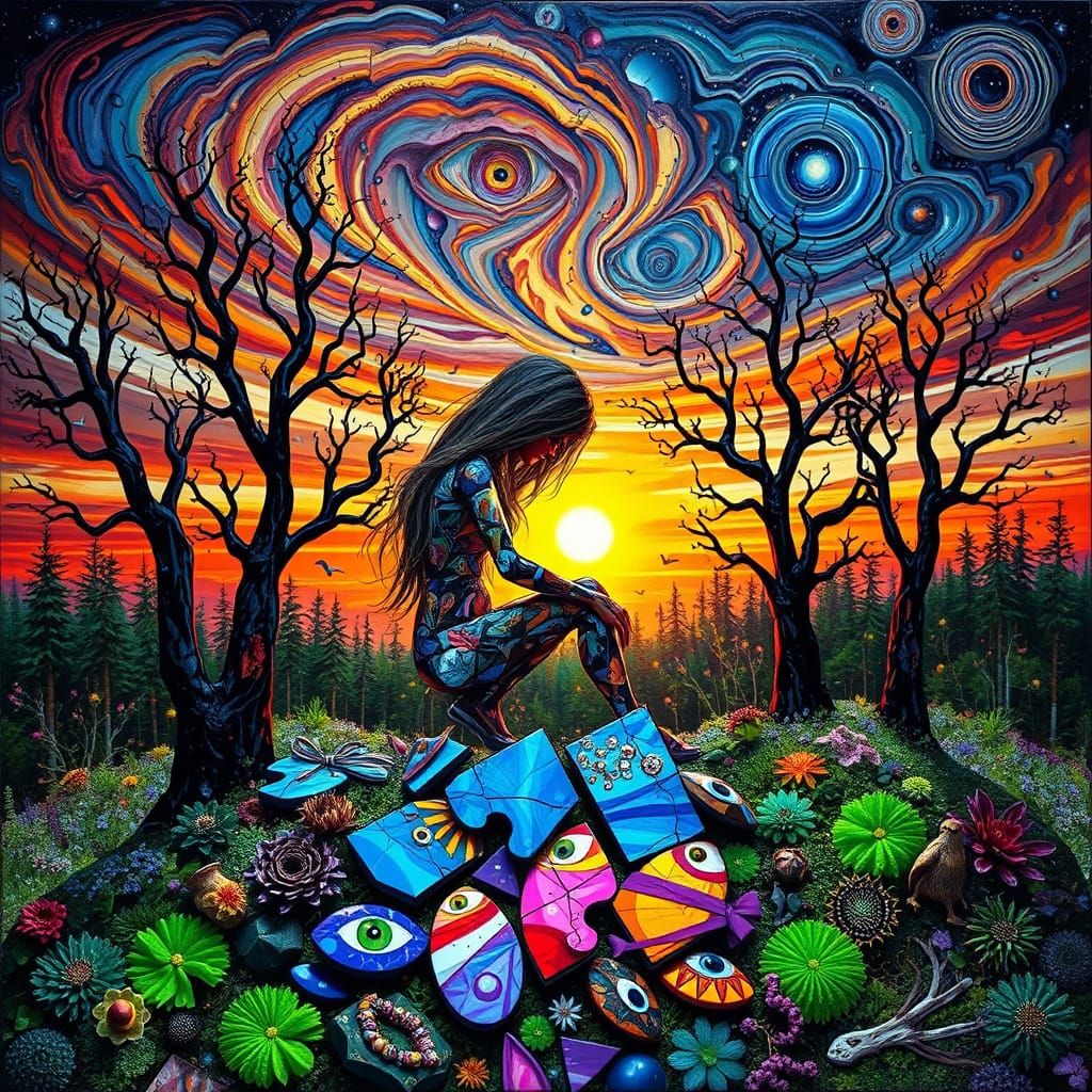 Surreal Sculpture in Bio Art Style Celebrating Strength and ...