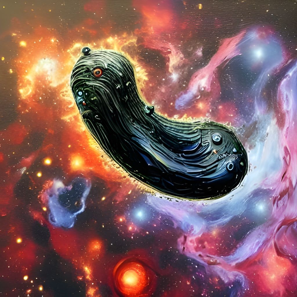 Cosmic Beaver Harvesting Matter Near Black Hole