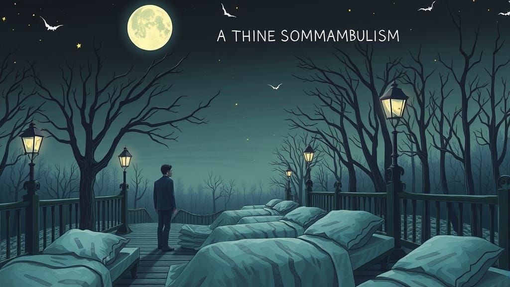 Artistic Depiction of Somnambulism