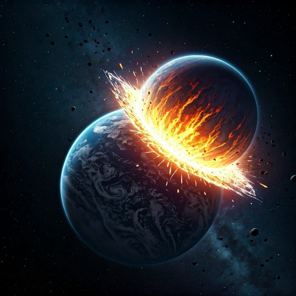 Cosmic Cataclysm: Planet Meets Rogue Gas Giant in Dramatic S...