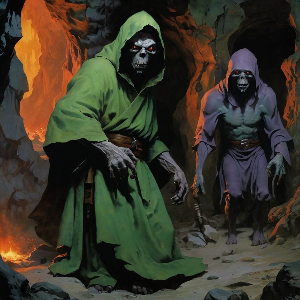 Grimdark Morlocks in Cavernous Lair