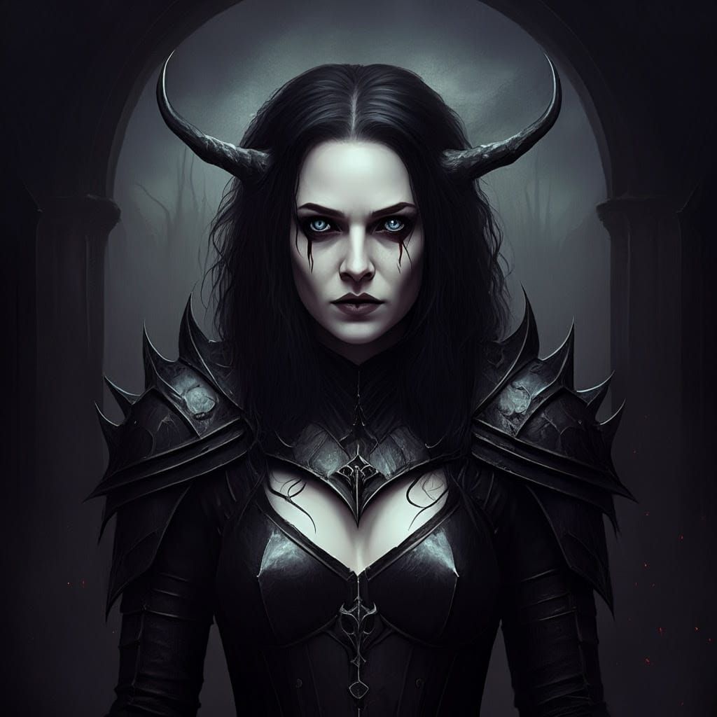 Ethereal Landscape in Dark Romantic Style