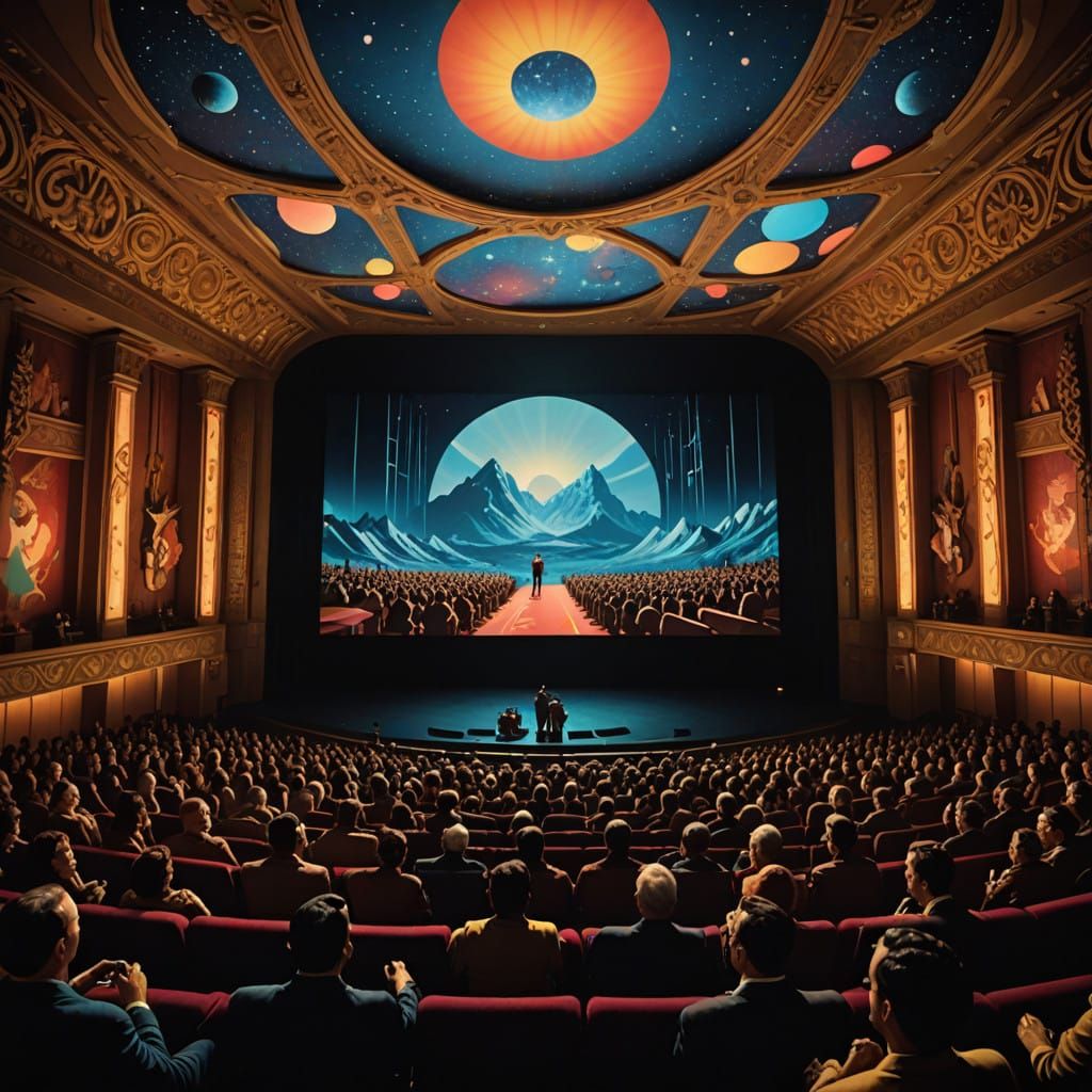 Vibrant Cinematic Spectacle in Technicolor and Cinemascope