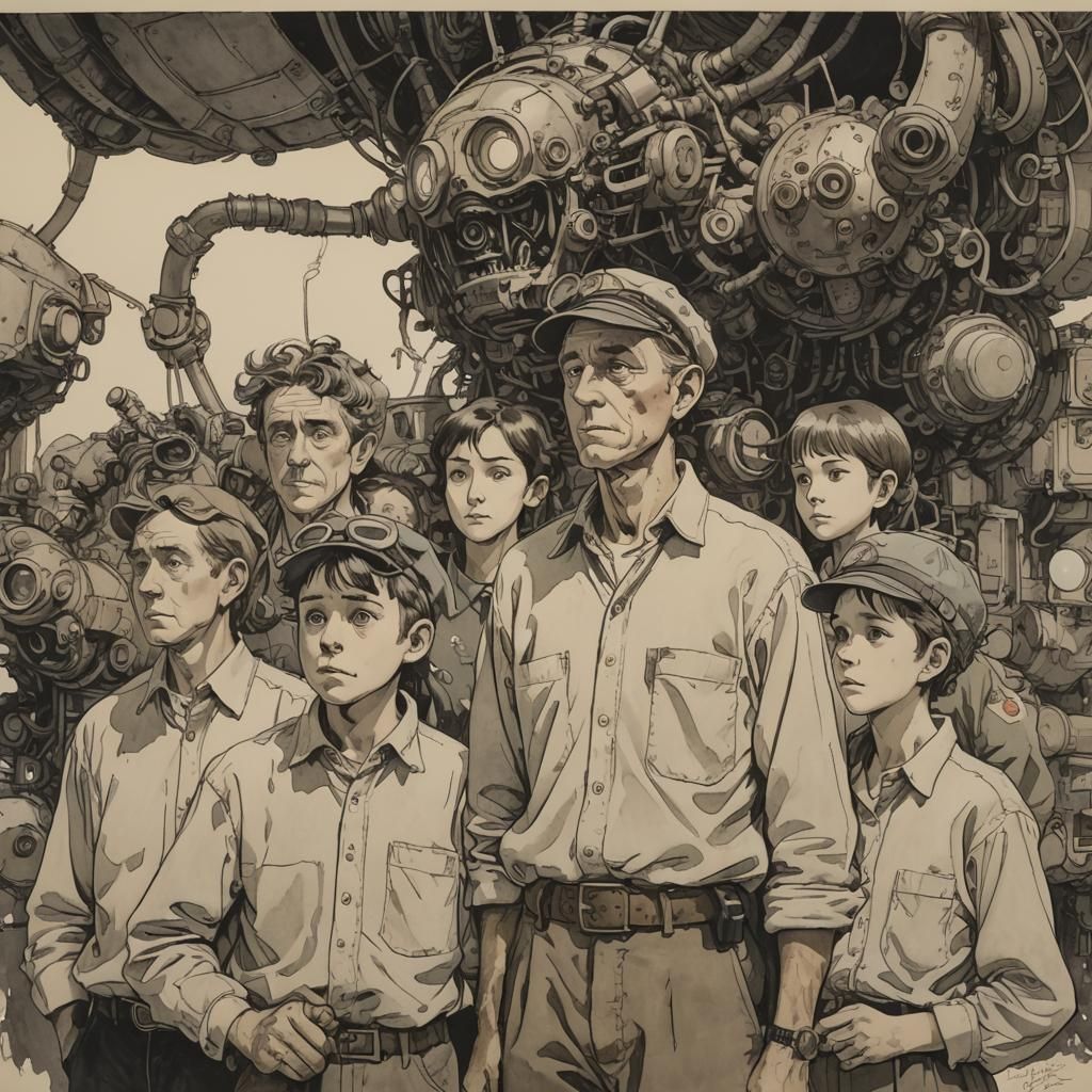 Action-Packed Biopunk World in Cel-Shaded Ink