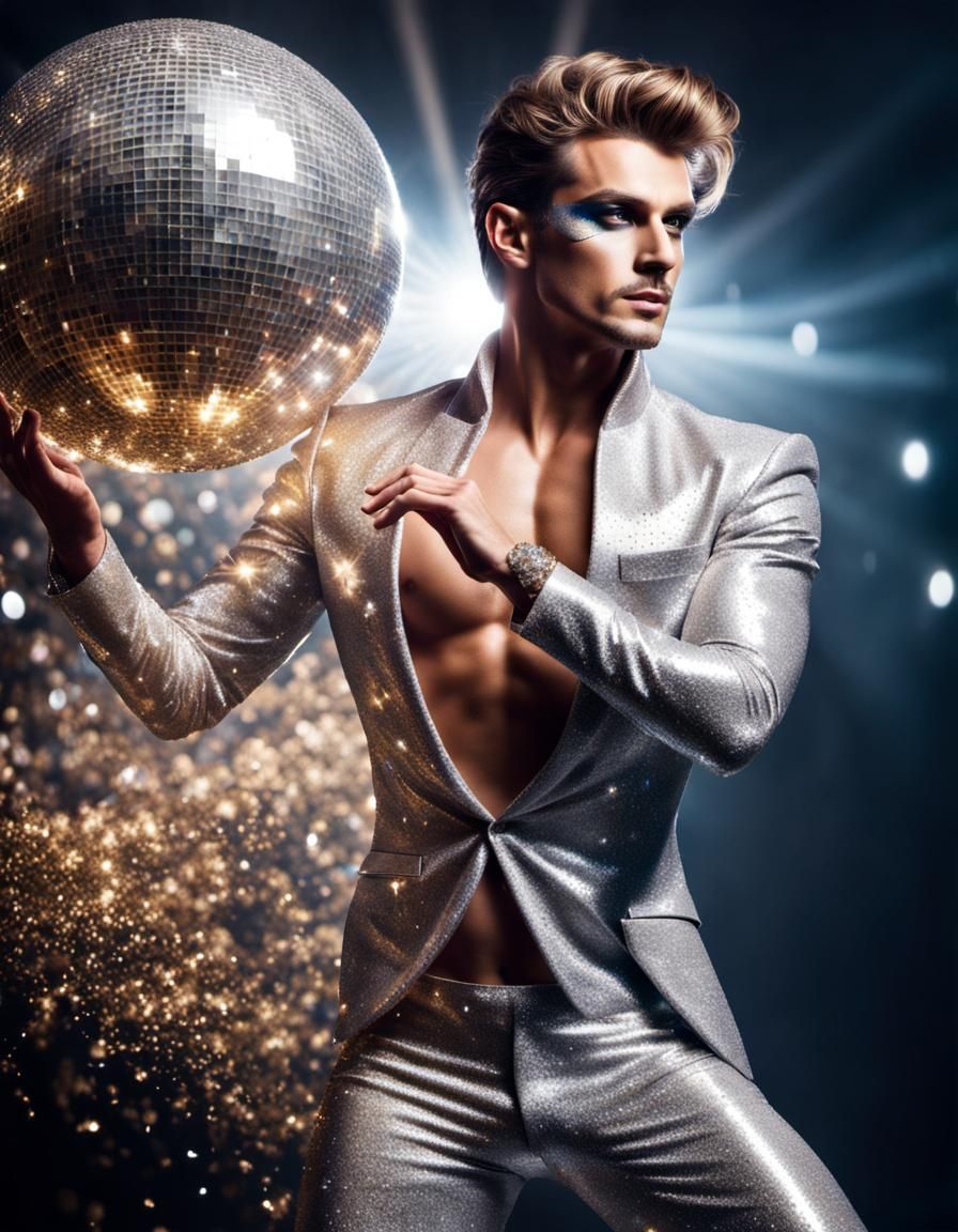 disco ball dancer