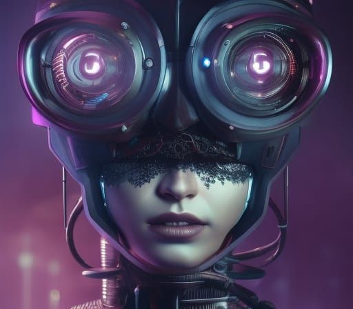 Dandelion Robot: Rusty Cyberpunk Concept Art