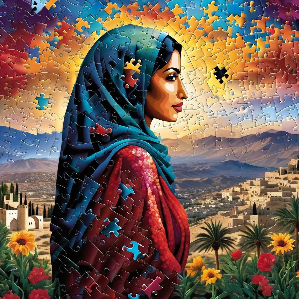Palestinian woman | π΅πΈ puzzle