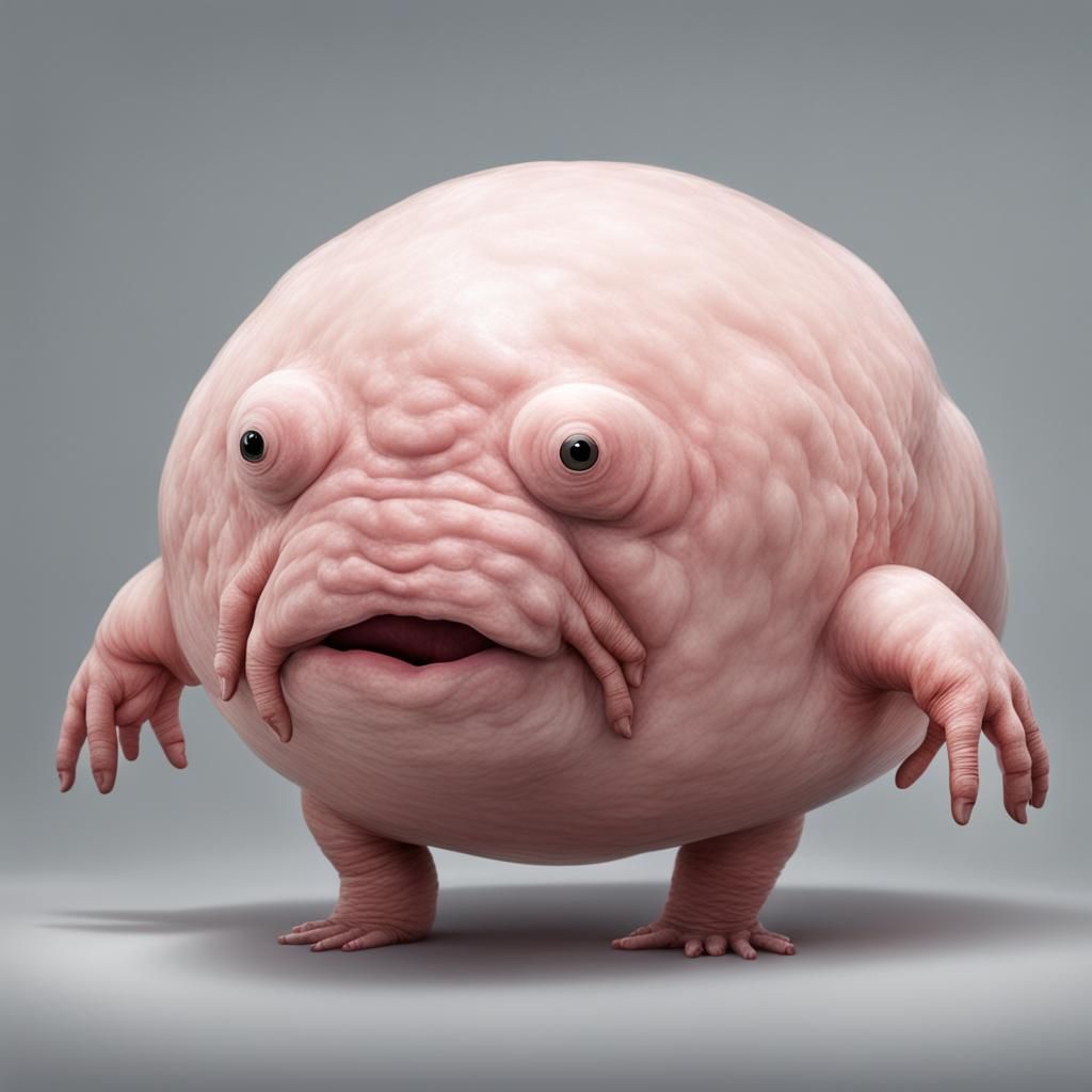 Blobfish with Human Limbs: An AI-Generated Curiosity