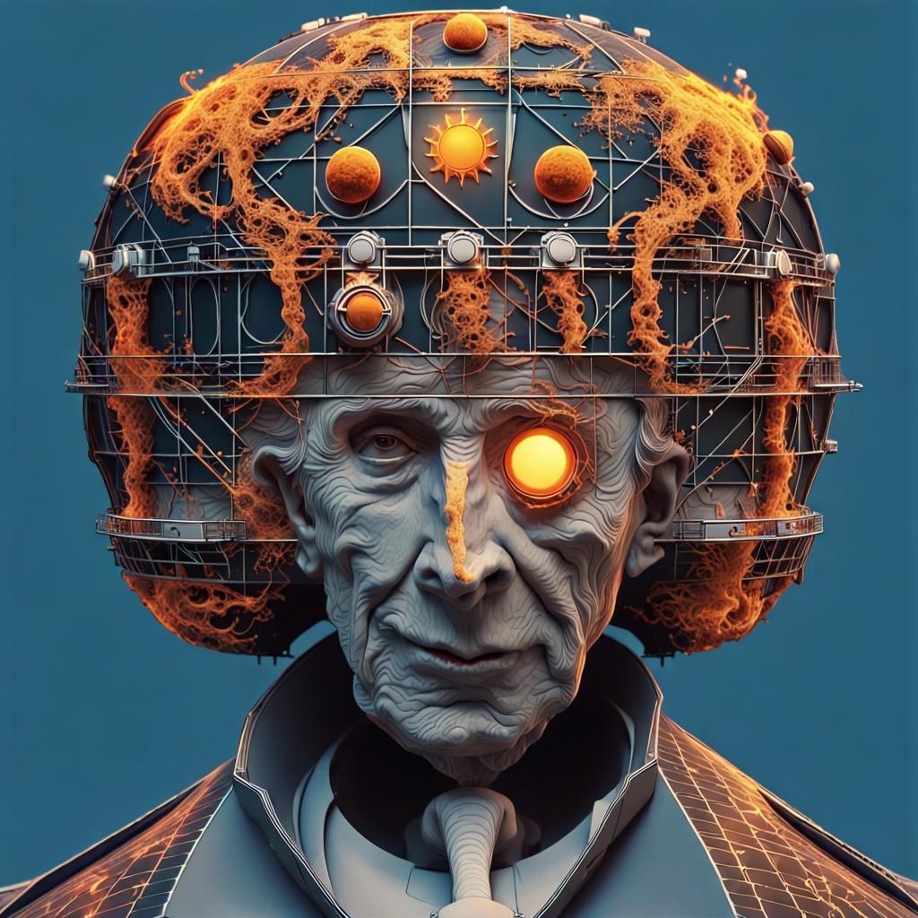 Bertrand Russell's Bodem Orbiting the Sun