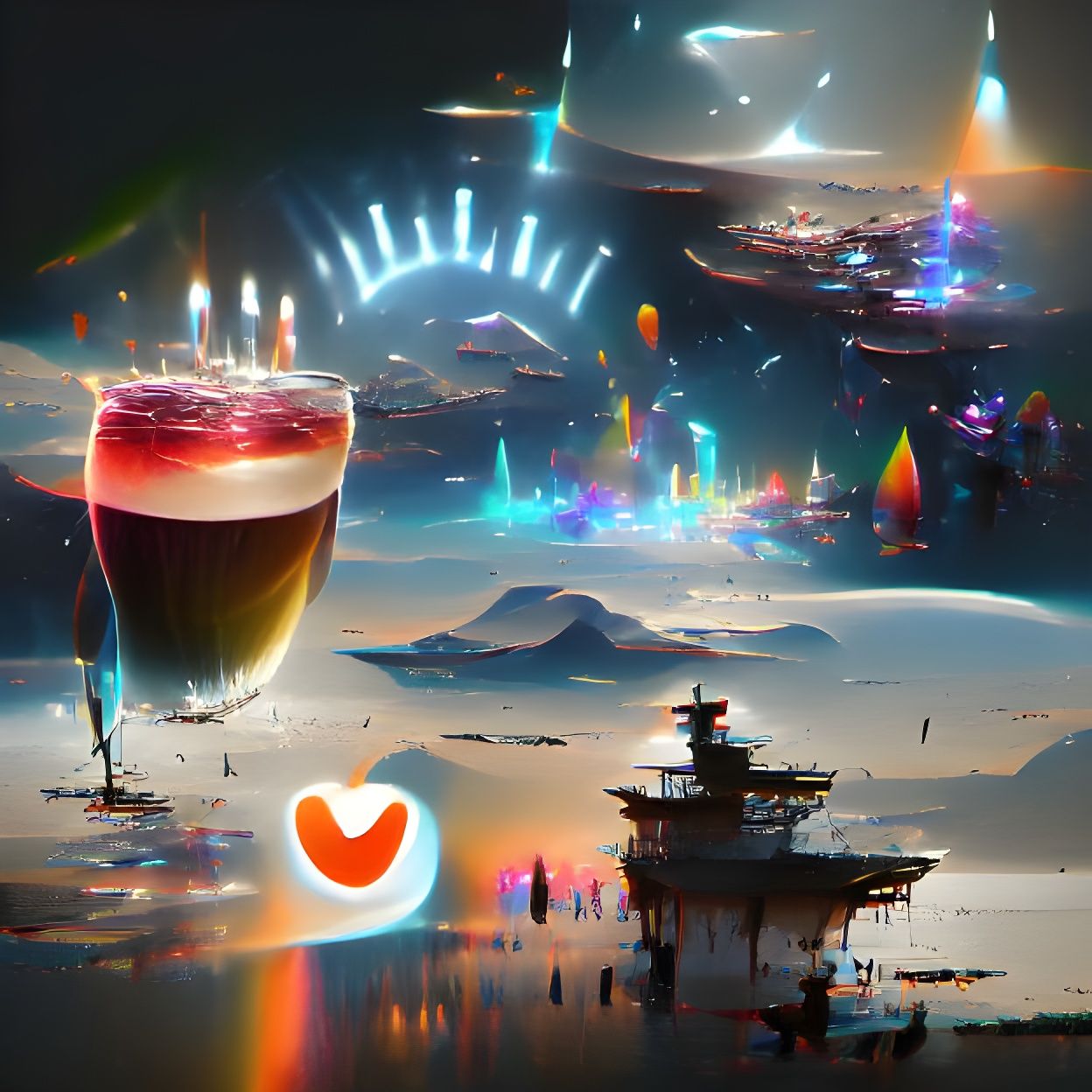 Expressing Gratitude in 8K Resolution Art